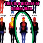 this is a picture of spiderman